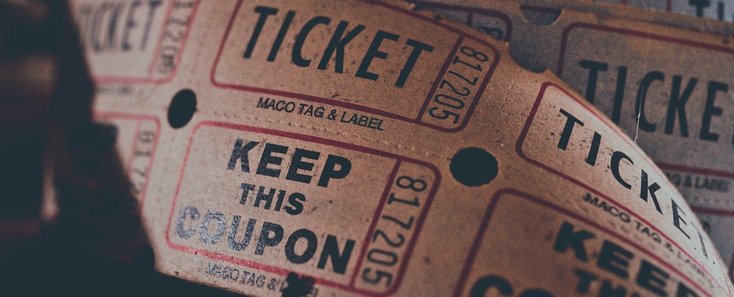 photo of old tickets